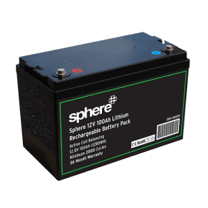 SPHERE LITHIUM 100Ah Rechargeable Battery 500-00830 Barcode OEBC523973
