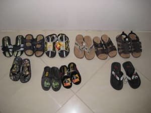 Boys Shoes - sandles, thongs and slippers
