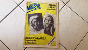 1979 UK RECORD MIRROR Magazine feat ABBA, BONEY M, DAVID BOWIE