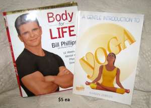 Body for Life & Introduction to Yoga Books - Reduced