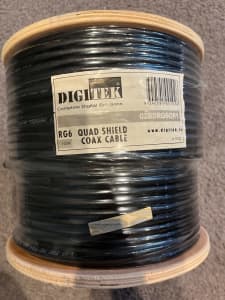 RG6 Quad Shield Coaxial Cable (100Mtr Roll)