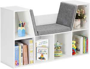 Wooden Toy and Book Storage Organizer: Giantex 6-Cubby Kids Bookcase