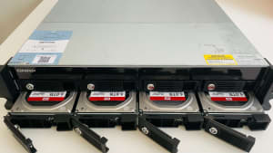 QNAP NAS 16 TB storage (4x 4 TB WD RED) TVS-871U-RP 2RU with rail kit