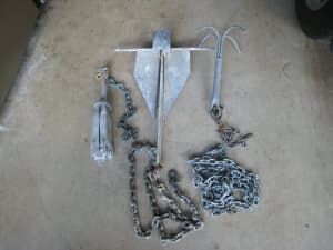 BOAT ANCHORS SAND, GRAPNEL AND REEF $5-$20