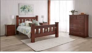 New in box queen bed frame