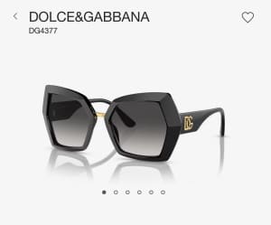 Dolce & Gabbana Black sunglasses