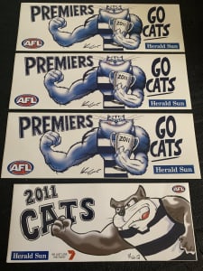 2011 Geelong premiership stickers