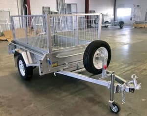 Wanted: Wanted to buy 8x5 gal trailer with cage 