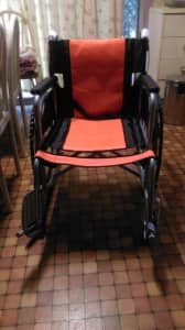 Wheelchair for the disabled.
