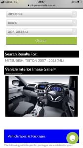 New Mitsubishi triton ML******2013 audi fascia kit