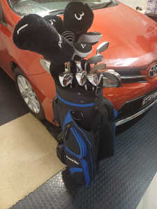 Golf Set (Power Bilt) and buggy
