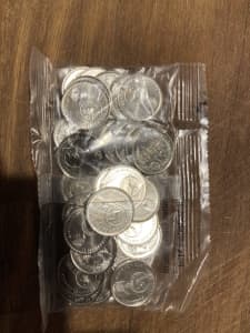 5 cent change over coins