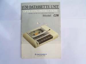 C64 COMMODORE 1530 DATASSETTE UNIT MANUAL MODEL C2N