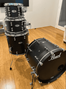 Pearl Reference Pure 4 Piece Drum Kit (Matte Black)