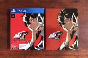 Ps4 - Persona 5 Royal Limited Edition Steelcase. AS NEW $29 or Swap