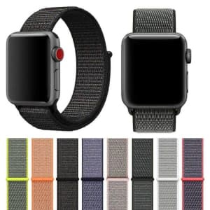 SALE! Woven Nylon Band for Apple iWatch 38mm 40mm 42mm 44mm All Sizes