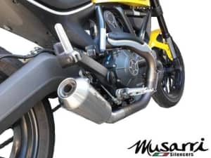 Ducati Scrambler 800******2022- Musarri Street GP Slip-on Exhaust
