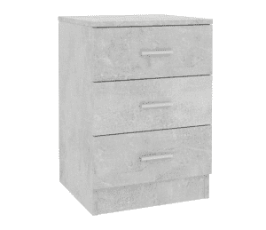 vidaXL Bedside Cabinet Concrete Grey 38x35x56(SKU:800458)Free Delivery
