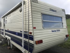 23 foot family Millard caravan