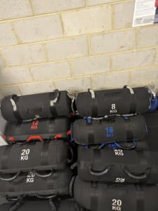 F45 gym core bags sand bags