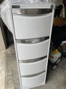 4 drawer filing cabinet - as new condition