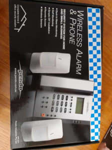 Brand new wireless alarm and phone