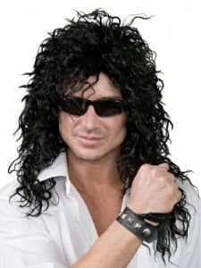 Rock Star wigs - 3 different styles!  black blonde Adelaide