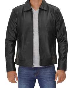 Wanted: Mens Black Leather Jacket size M