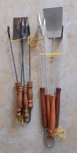 BBQ Utensils set of three. Two sets @ $5 and $6
