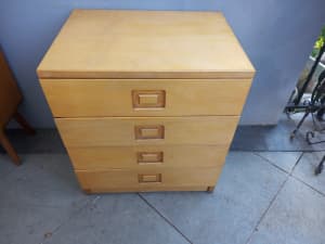 vintage retro alrob drwers chest of drawers