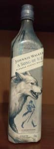 Johnnie Walker - Game of Thrones - A Song of Ice Ltd Edition - Empty