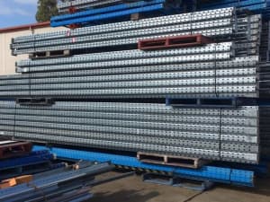 Used Space Rack Pallet Racking Frame 6000mm tall x 840mm D