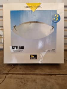 400mm glass ceiling light - new in box