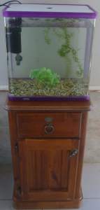 Aqua One Fish Tank with Cabinet, Filter and Heater