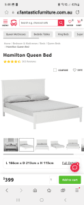 New queen bed frame matress(300$)