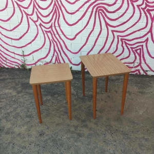 1X set of retro laminate side tables, SALE 50% off listed price
