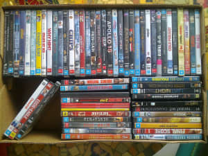DVDs assorted titles M MA