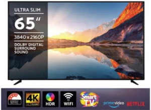 Devanti 65 Inch Smart TV 4K UHD HDR LED LCD Slim Thin