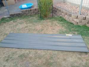 Woodland grey colour bond fence panel