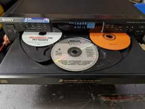 (Sold) Sony CDP-CE345 5 Disc CD Player (Postage Included)