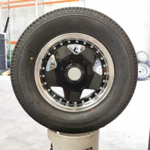 165R13C Tyer and Rim packaged with 13*4.5 Multiple Stud Alloy Rim