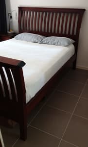 QUEEN SIZE BED FRAME - Solid Timber - Excellent Condition