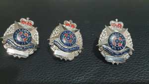 Victoria Police Lapel Pin Mini Hat Badge 3 for $50 or $20 Each