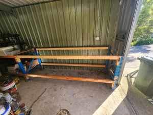 pallet rack work bench 8.1 m