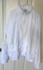 Adidas Originals Big Trefoil Jacket - White - Mens Size Medium