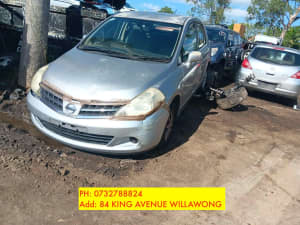 WRECKING 2006 NISSAN TIIDA FOR PARTS STOCK 503949
