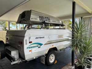 Jayco Penguin Outback with Tinny Topper