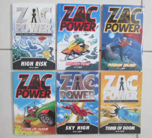 CHILDRENS BOOKS ( ZAC POWER )