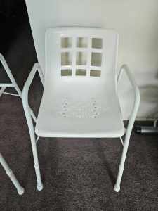 Aluminum Aspire shower chair in as new condition