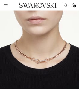 Swarovski necklace jewelry accessories pendant choker